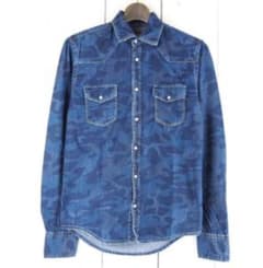AK様専用 ZARA 迷彩柄 デニムシャツのサムネイル