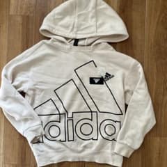 adidas ホワイト フード付きパーカーのサムネイル