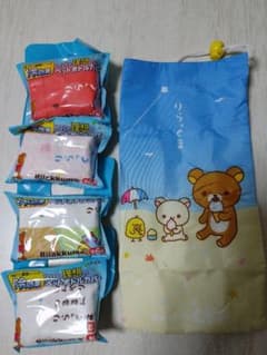 お値段ご相談ください(*^^*)リラックマペットボトルカバー５枚セットのサムネイル