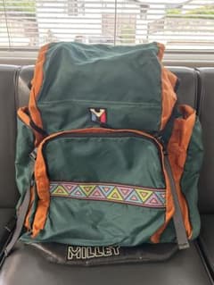 MILLET バックパック グリーン オレンジのサムネイル