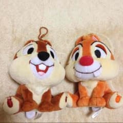 【美品】【未使用】Disneyチップとデール ぬいバ ぬいぐるみバッジのサムネイル