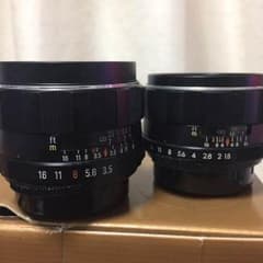 単焦点 super takumar 55mm 1.8 28mm 3.5 セットのサムネイル