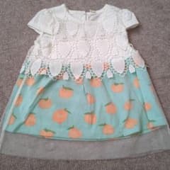ピーチ柄80cm半袖のサムネイル