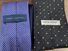 TOMMY HILFIGER & Giorgio Armani ネクタイセットのサムネイル