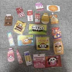お菓子、ジュース　パッケージシール47枚のサムネイル