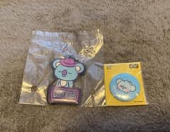 BTS BT21 RM 남준 KOYA 고무 매력 캔 배지
