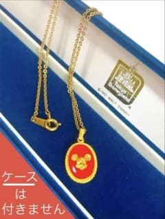 東京ディズニーランド ヴィンテージ レトロ ネックレス 赤 貴重 1983