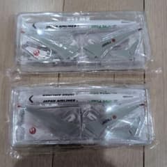 JAPAN AIRLINES 航空機モデル 2個セットのサムネイル