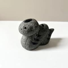 へび 蛇 ヘビ 石 石製 石彫 石彫り 置物 干支 十二支 - メルカリ