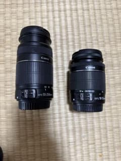 canon レンズ 18-55mm 55-250mm EFSのサムネイル