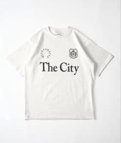 WISHFOREVER tシャツ L 白　ホワイト　the cityのサムネイル