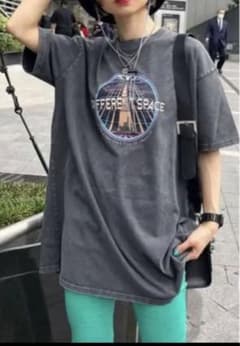 PAGEBOY ロックチュニックTシャツ グレー18のサムネイル