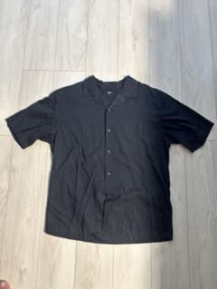 UNIQLO 半袖シャツ ブラック サイズM