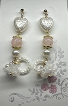 ピアス ブレスレット セット パール ピンクのサムネイル