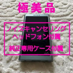 【極美品】Sony NW-A55HN　ノイズキャンセリングヘッドホン&専用ケースのサムネイル