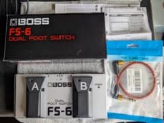 BOSS FS-6 デュアルフットスイッチ ・新品TRSケーブル付 動作確認済のサムネイル