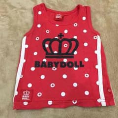 りゅう様専用BABYDOLLタンクトップ80のサムネイル