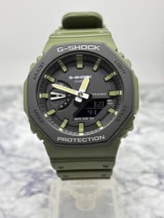 CASIO　G-SHOCK　GA-2100SU　グリーン×ブラック　デジアナ CASIO Gショック GA-2100SU グリーン×ブラック デジアナ - メルカリ