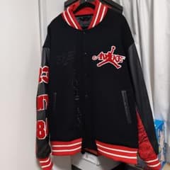 Jordan AwakeNY バーシティJacket S Redスタジャン - メルカリ