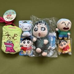 크레용 신짱 초코비 초코비넥 파우치 시로 배지 봉제인형