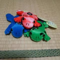 新品☆カエルぬいぐるみキーホルダーのサムネイル
