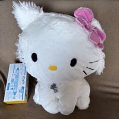 超BIGハローキティ ぬいぐるみ ピンクのリボンのサムネイル