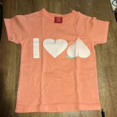 OJICO ピンクオレンジ I ❤️ Tシャツ　size 6Aのサムネイル