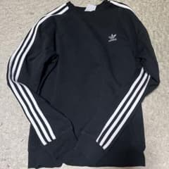 adidas ブラック トレーナー 3本ラインのサムネイル