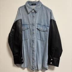JEANASIS デニム切替シャツジャケットのサムネイル