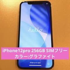 iPhone 12Pro 256GB グラファイト SIMフリー 利用制限○ - メルカリ