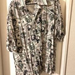 Schott ドル札柄 半袖アロハシャツ - メルカリ