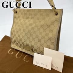 GUCCI ショルダーバッグ 斜めがけ GGキャンバス ロゴ入り 91762 - メルカリ
