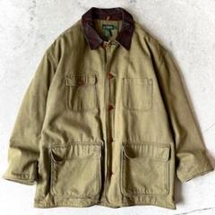 90s J.Crew ジェイクルー 巨人タグレザー襟 ハンティング
