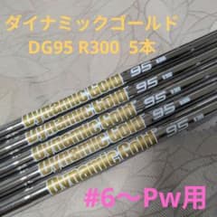 Dynamic Gold 95 R300 アイアン用シャフト 5本セット - メルカリ