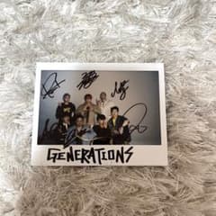 GENERATIONS サイン入りCD GENERATIONS サイン入りチェキ☆最終お値下げ - メルカリ