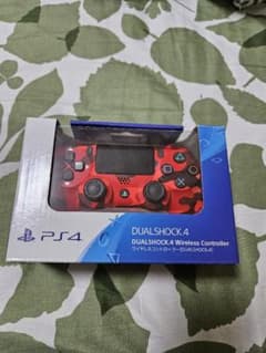 PS4 赤 迷彩 コントローラーのサムネイル