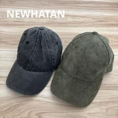 美品NEWHATAN ニューハッタン　デニム生地　カーキーの帽子セットのサムネイル