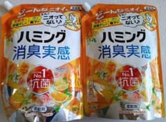ハミング 消臭実感 オレンジ&フラワーの香り 詰め替え 950ml ×2個のサムネイル