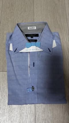 【クリーニング済】men's melrose 長袖シャツ 水玉 サイズ2のサムネイル
