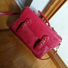 ★yuanshop様専用★レトロバッグ♡2way 赤のサムネイル