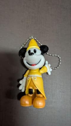 헤세이 레트로 Disney 미키 마우스 열쇠 고리 마스코트 노란색