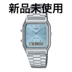 カシオ 腕時計 AQ-230A-2A1MQYDF アナデジ アイスブルー - メルカリ