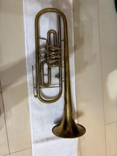 Paul Mönnig ロータリートランペット B♭ アンラッカー ドイツ製 Paul Mönnig ロータリートランペット B♭ アンラッカー ドイツ製