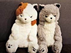 猫のぬいぐるみ 二個セットのサムネイル