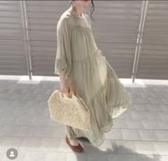 a*︎様 mite see through op ロングワンピースのサムネイル