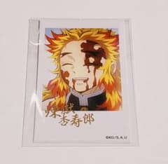 鬼滅の刃 柱カフェ ランダム チェキ風 ブロマイド 箔押し 煉獄杏寿郎