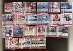 ワンピース 決戦の刻 赤 SR以下 デッキパーツ まとめ売り - メルカリ