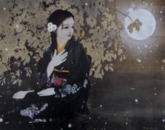 横田美晴　「金雲雀」、厳選、希少画集・額装画、人気作品、新品高級額 額装付 m95555353582_1.jpg?1728878317