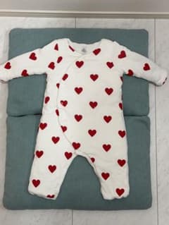 【tan様専用】Petit Bateau プチバトー　ハート　ロンパースのサムネイル