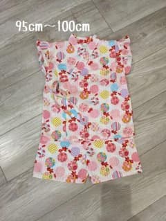 甚平　女の子　95cm　100cm　夏祭りのサムネイル